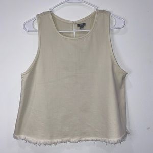 American eagle cropped cotton tank top